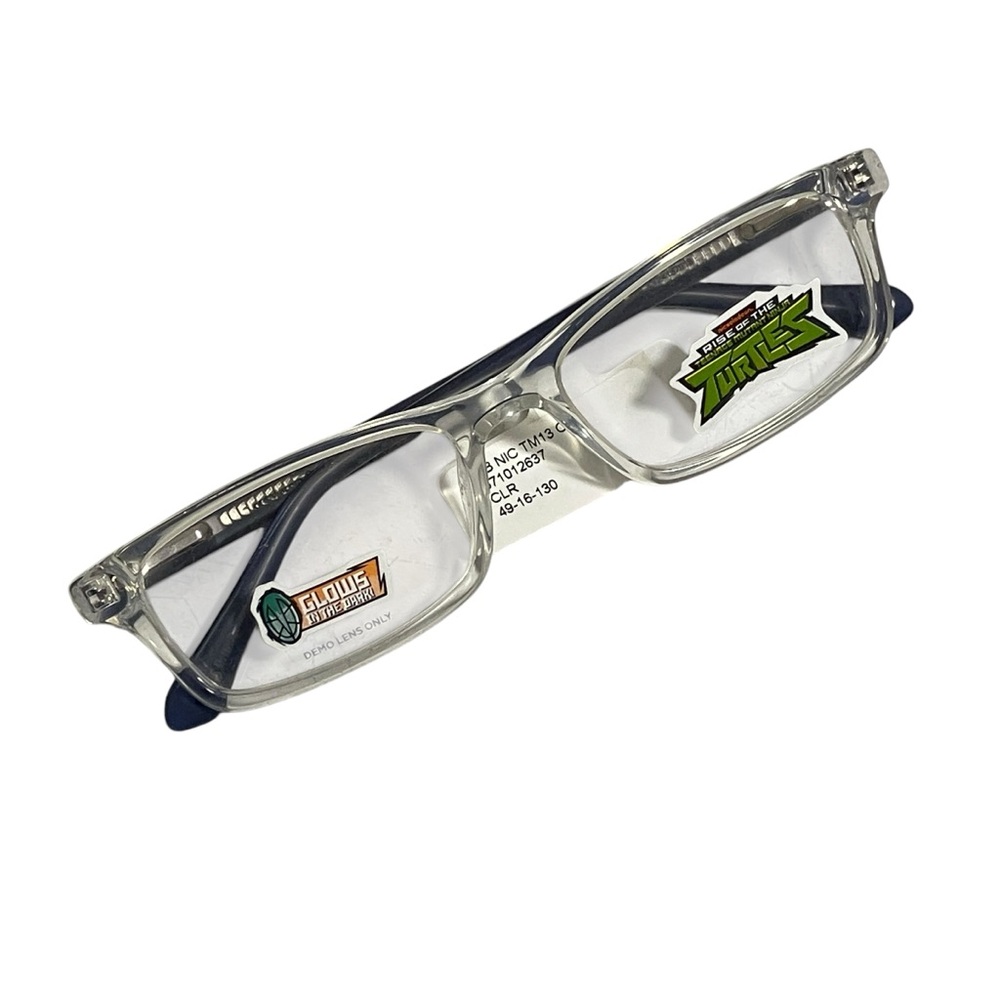 NWT Teenage Mutant Ninja Turtles Clear Blue Child Eye Glasses Frames TM13